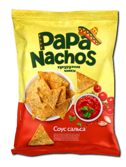 Papa nachos / Salsa sauce